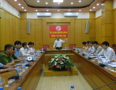 UBND tỉnh làm việc với Công ty Cổ phần đường sắt Bình Trị Thiên