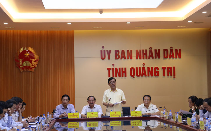 UBND tỉnh Quảng Trị họp phiên toàn thể tháng 3